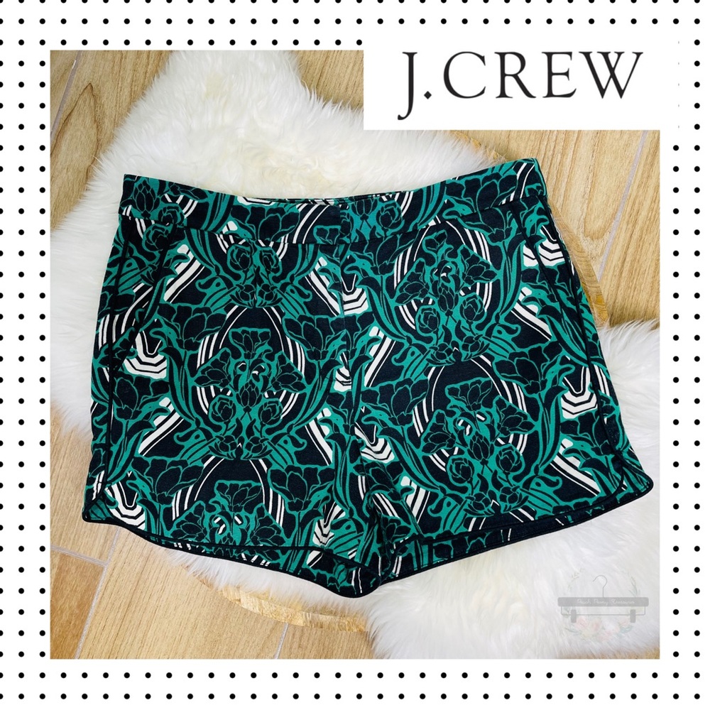 J. Crew - Botanical Jacquard Chino Shorts 6